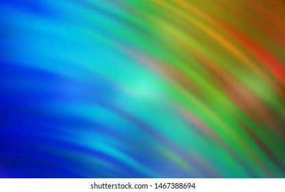 Dark Multicolor vector background with lines. Colorful illustration in simple style with gradient. A completely new design for your business.