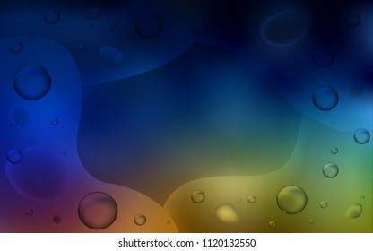 Dark Multicolor vector background with liquid shapes. Glitter abstract illustration with wry lines. Textured wave pattern for backgrounds.