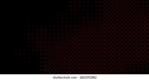 Dark Multicolor vector background with polygonal style. Illustration with set of colorful triangles. Design for your promotions.