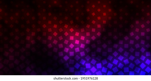 Fondo vector multicolor oscuro en estilo poligonal. Ilustración con un conjunto de rectángulos de gradiente. Diseño para su promoción comercial.