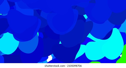 Dark multicolor vector background with random forms. Illustration with colorful shapes in abstract style. Background for cell phones.