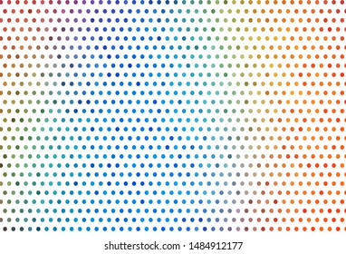 Dark Multicolor vector background with spots. Blurred bubbles on abstract background with colorful gradient. Pattern for textures of wallpapers.