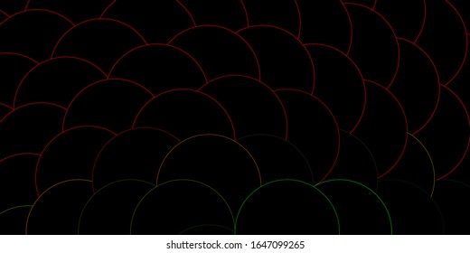 Dark Multicolor vector background with spots. Abstract decorative design in gradient style with bubbles. Pattern for websites.