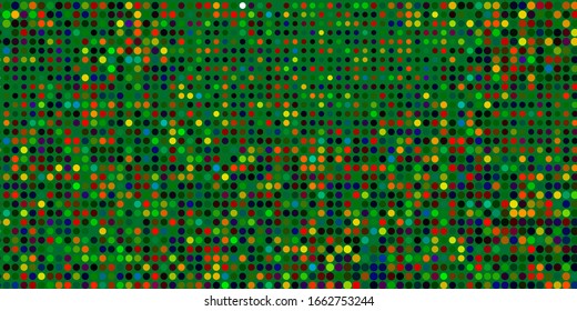 Dark Multicolor vector background with spots. Colorful illustration with gradient dots in nature style. Pattern for wallpapers, curtains.
