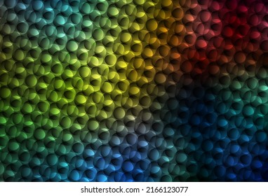 Dark Multicolor vector background with spots. Blurred decorative design in abstract style with bubbles. Pattern for ads, leaflets.