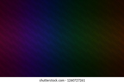 Dark Multicolor vector background with straight lines. Glitter abstract illustration with colorful sticks. Smart design for your business advert.