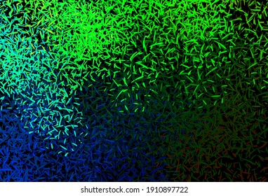 Dark Multicolor vector background with straight lines. Colorful shining illustration with lines on abstract template. Best design for your ad, poster, banner.