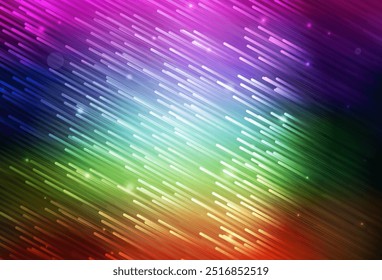Dark Multicolor vector background with straight lines. Blurred decorative design in simple style with lines. Template for your beautiful backgrounds.