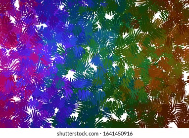 Dark Multicolor vector background with stright stripes. Shining colored illustration with sharp stripes. Smart design for your business advert.