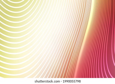Dark Multicolor vector background with wry lines. A circumflex abstract illustration with gradient. Elegant pattern for a brand book.