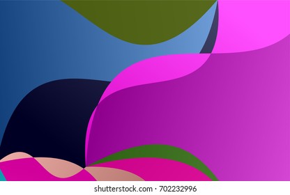 Dark Multicolor vector bandy background. Geometric illustration in Origami style with gradient.  Brand-new style for your business design.