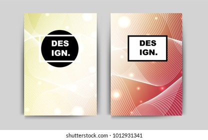 Dark Multicolor vector banner for websites. Abstract booklet on colored background with gradient. Beautiful design for cover of notepads.