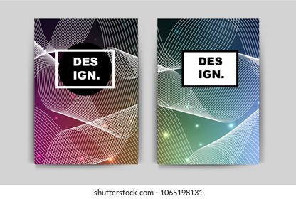 Dark Multicolor vector banner for websites. Glitter abstract design concept with text box. Pattern can be used as a template for calendars.