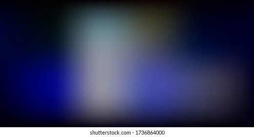 Dark Multicolor vector blur pattern. Colorful gradient abstract illustration in blur style. Smart pattern for websites.