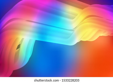 Dark Multicolor vector blurred background. A completely new colored illustration in blur style. Background for designs.