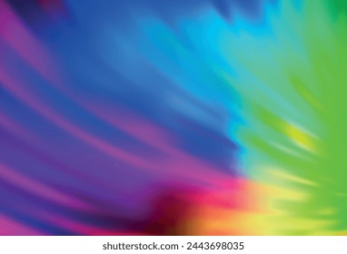 Dark Multicolor vector blurred background. Colorful illustration in abstract style with gradient. New style design for your brand book.