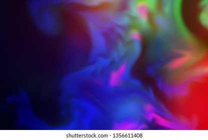 Dark Multicolor vector blurred bright texture. Glitter abstract illustration with gradient design. New way of your design.