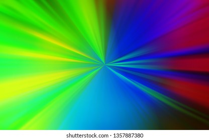 Dark Multicolor vector blurred bright template. An elegant bright illustration with gradient. Blurred design for your web site.