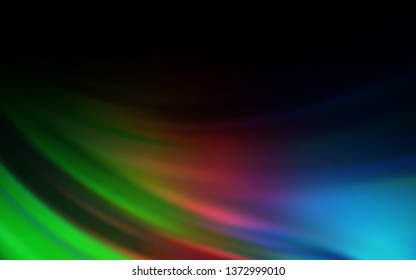 Dark Multicolor vector blurred bright template. Creative illustration in halftone style with gradient. Elegant background for a brand book.