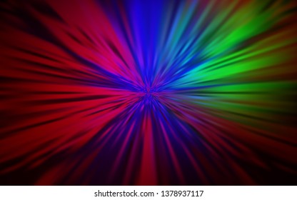 Dark Multicolor vector blurred bright pattern. Creative illustration in halftone style with gradient. New way of your design.