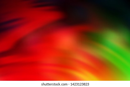 Dark Multicolor vector blurred bright texture. An elegant bright illustration with gradient. The best blurred design for your business.
