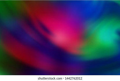 Dark Multicolor vector blurred bright pattern. An elegant bright illustration with gradient. The best blurred design for your business.