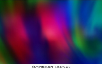 Dark Multicolor vector blurred bright texture. Abstract colorful illustration with gradient. Elegant background for a brand book.