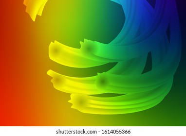 Dark Multicolor vector blurred bright pattern. Abstract colorful illustration with gradient. Background for a cell phone.