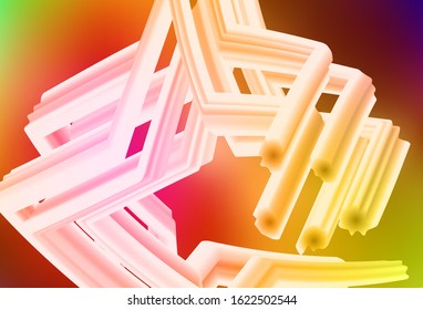 Dark Multicolor vector blurred bright pattern. New colored illustration in blur style with gradient. New way of your design.