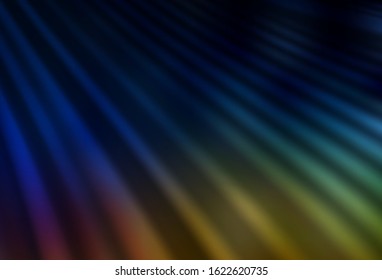 Dark Multicolor vector blurred bright pattern. New colored illustration in blur style with gradient. New way of your design.