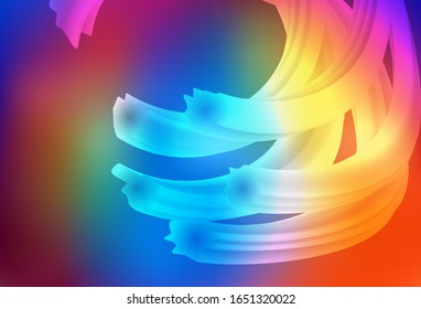 Dark Multicolor vector blurred bright template. Shining colorful illustration in smart style. Completely new design for your business.