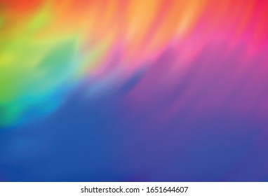 Dark Multicolor vector blurred bright pattern. Shining colorful illustration in smart style. Completely new design for your business.