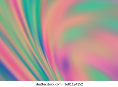 Dark Multicolor vector blurred bright pattern. An elegant bright illustration with gradient. New style for your business design.