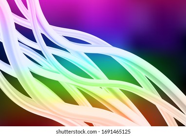 Dark Multicolor vector blurred bright template. Creative illustration in halftone style with gradient. The best blurred design for your business.