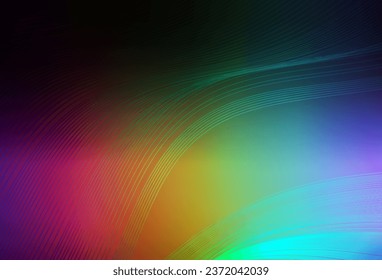Dark Multicolor vector blurred bright texture. Glitter abstract illustration with gradient design. Completely new design for your business.