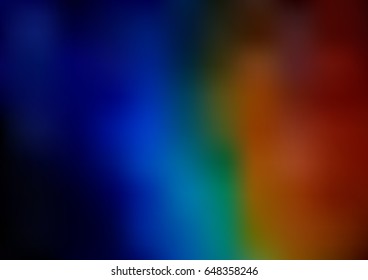 Dark Multicolor vector blurred bright pattern. Brand-new colored illustration in blurry style with gradient. The textured pattern can be used for background.