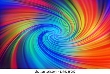 Dark Multicolor vector blurred and colored pattern. Colorful abstract illustration with gradient. Background for a cell phone.