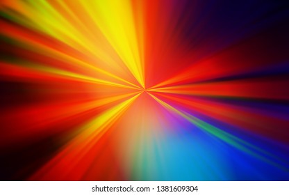 Dark Multicolor vector blurred and colored pattern. A completely new colored illustration in blur style. New design for your business.