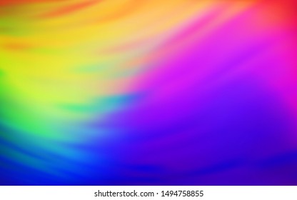 Dark Multicolor vector blurred and colored pattern. Creative illustration in halftone style with gradient. The best blurred design for your business.