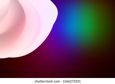 Dark Multicolor vector blurred and colored pattern. A completely new colored illustration in blur style. New way of your design.