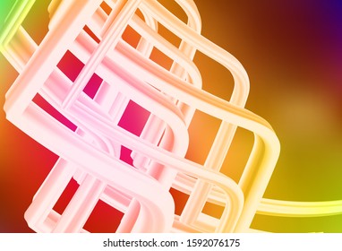 Dark Multicolor vector blurred and colored pattern. An elegant bright illustration with gradient. Background for designs.