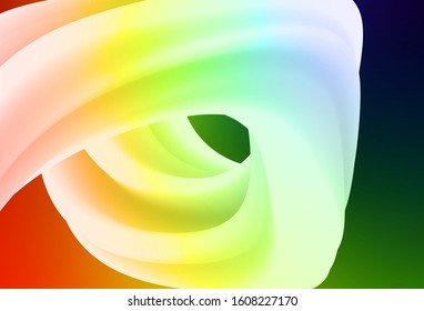 Dark Multicolor vector blurred and colored pattern. Glitter abstract illustration with gradient design. New design for your business.