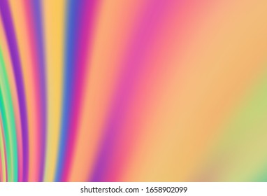 Dark Multicolor vector blurred and colored pattern. Glitter abstract illustration with gradient design. Completely new design for your business.