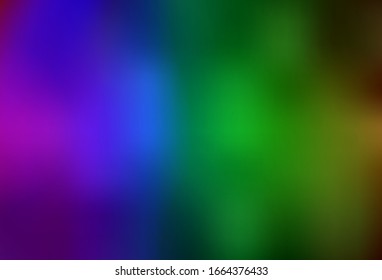 Dark Multicolor vector blurred and colored pattern. Colorful illustration in abstract style with gradient. Background for a cell phone.