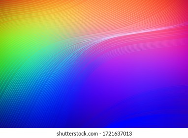 Dark Multicolor vector blurred and colored pattern. Glitter abstract illustration with gradient design. New design for your business.