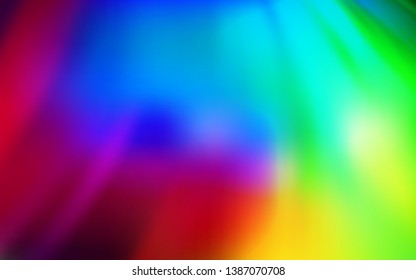 Dark Multicolor vector blurred pattern. Shining colored illustration in smart style. Background for a cell phone.