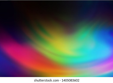 Dark Multicolor vector blurred pattern. Shining colored illustration in smart style. Background for a cell phone.