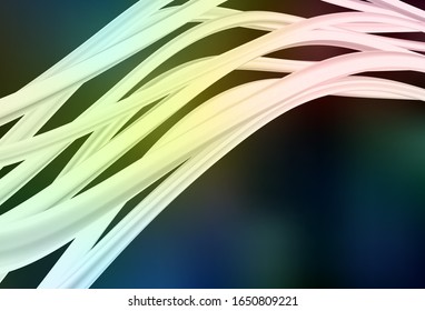Dark Multicolor vector blurred pattern. Modern abstract illustration with gradient. New style for your business design.