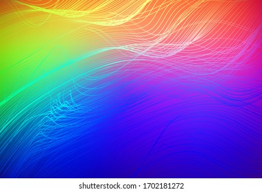 Dark Multicolor vector blurred pattern. New colored illustration in blur style with gradient. New style for your business design.