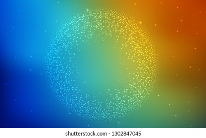 Dark Multicolor vector blurred shine abstract texture. Modern abstract illustration with gradient. Smart design for your work.